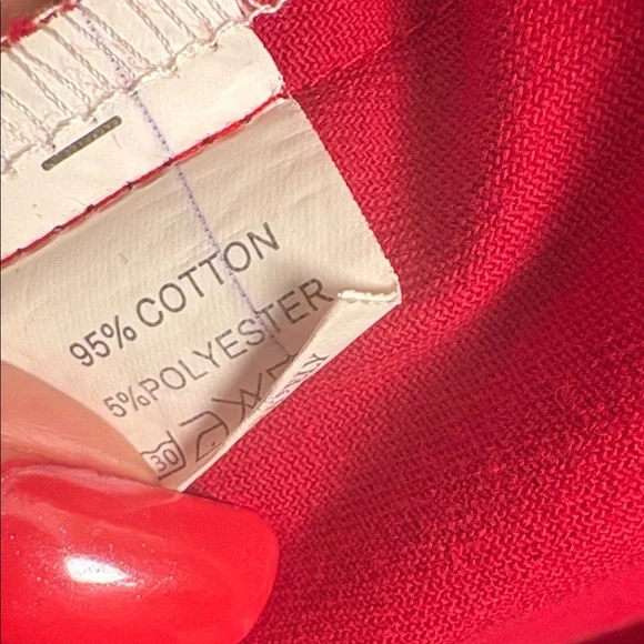 Vibrant Red Button Down Shirt - Picture 9 of 14